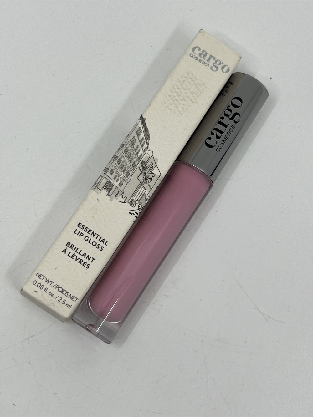 Cargo Essential Lip Gloss — Oslo Pink —.08 Oz. Full Size